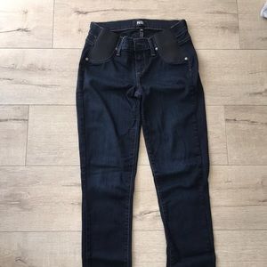 Paige maternity dark jeans